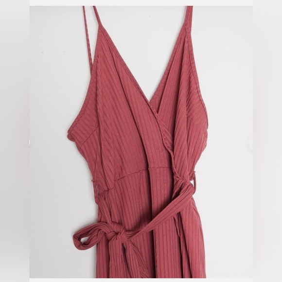 NEW Ribbed Wrap Dress - Picture 4 of 7